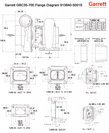 Garrett Boost | Club Line GBC37-900 67mm Turbocharger
