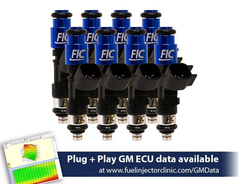 Fuel Injector Clinic 1000cc High-Impedance Injector Set for GM LS1 and LS6