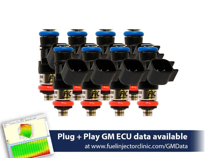 Fuel Injector Clinic 1200cc-D High-Impedance Injector Set for LS3, LS7, LSA, L76, L92 and L99