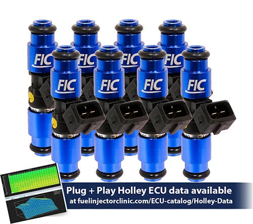 Fuel Injector Clinic 1650cc High-Z Injector Set — Holley G and Ford