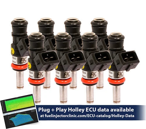 Fuel Injector Clinic 1200cc High-Z Injector Set — Holley GM Composite Intakes