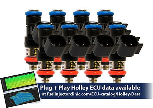 Fuel Injector Clinic 1650cc High-Z Injector Set — Holley GM Composite Intakes
