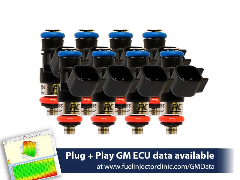 Fuel Injector Clinic 1000cc High-Impedance Injector Set for LS3, LS7, LSA, L76, L92 and L99