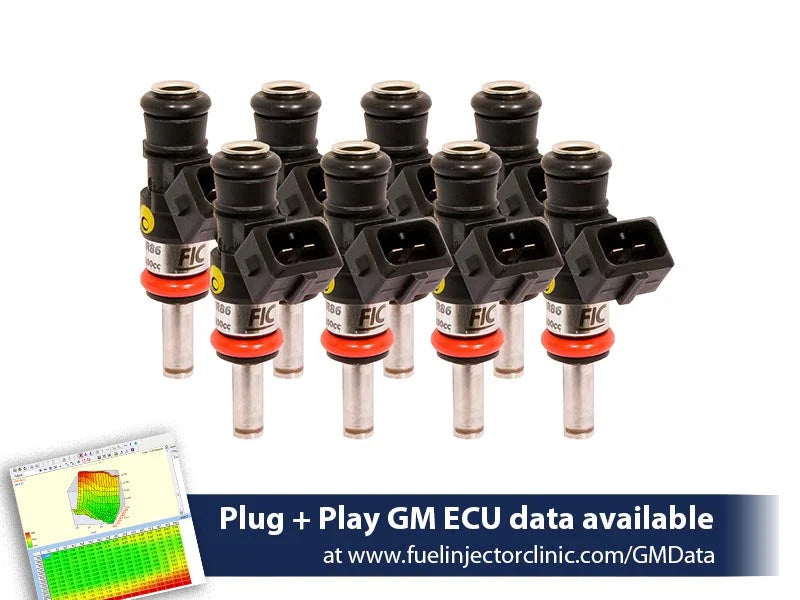 Fuel Injector Clinic 1200cc High-Z Injector Set — LS3 / LS7 / LSA / L76 / L92 / L99